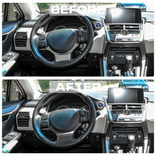 Load image into Gallery viewer, For Lexus NX Carbon Fiber Steering Wheel Trim