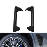 For BMW X5 2023 Carbon Fiber Air Vent Cover Side Fender Trim