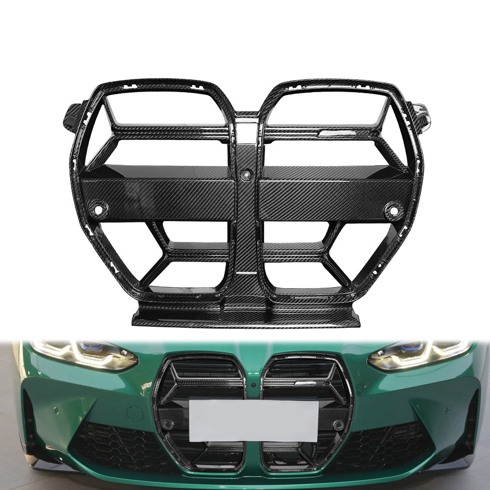 For BMW M3 G80 M4 G82 CSL Style Carbon Fiber Front Grille