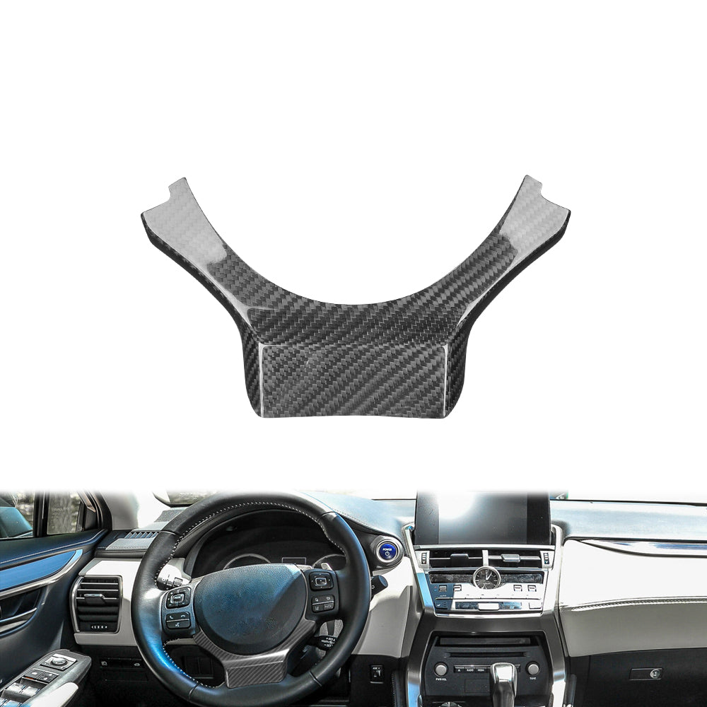 For Lexus NX Carbon Fiber Steering Wheel Trim