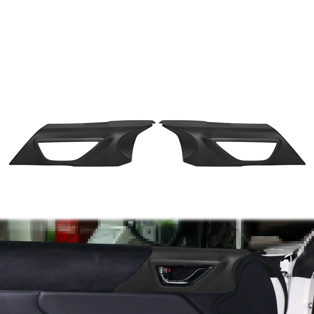 Carbon Fiber Inside Door handle Cover For Subaru Toyota 86 2022