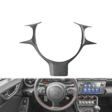 Matte Carbon Fiber Interior Accessories Steering Wheel Cover Trim for Subaru BRZ For Toyota GR86 2022up