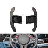 For BMW LCI M3M4 G80 G82 3 Series F30 Matte Carbon Fiber Paddle Shift