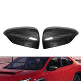 Mirror Cover For Subaru WRX 2022-2024 Real Carbon Fiber Car Exterior Rear View Rerverse Cap Add On Type