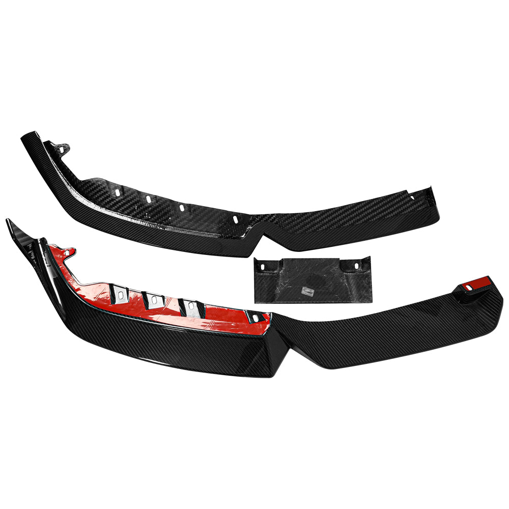 For BMW M2 G87 Dry Carbon 3-stage Front Lip