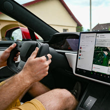 Load image into Gallery viewer, For Model 3/Y-Black Carbon Fiber Key Ring