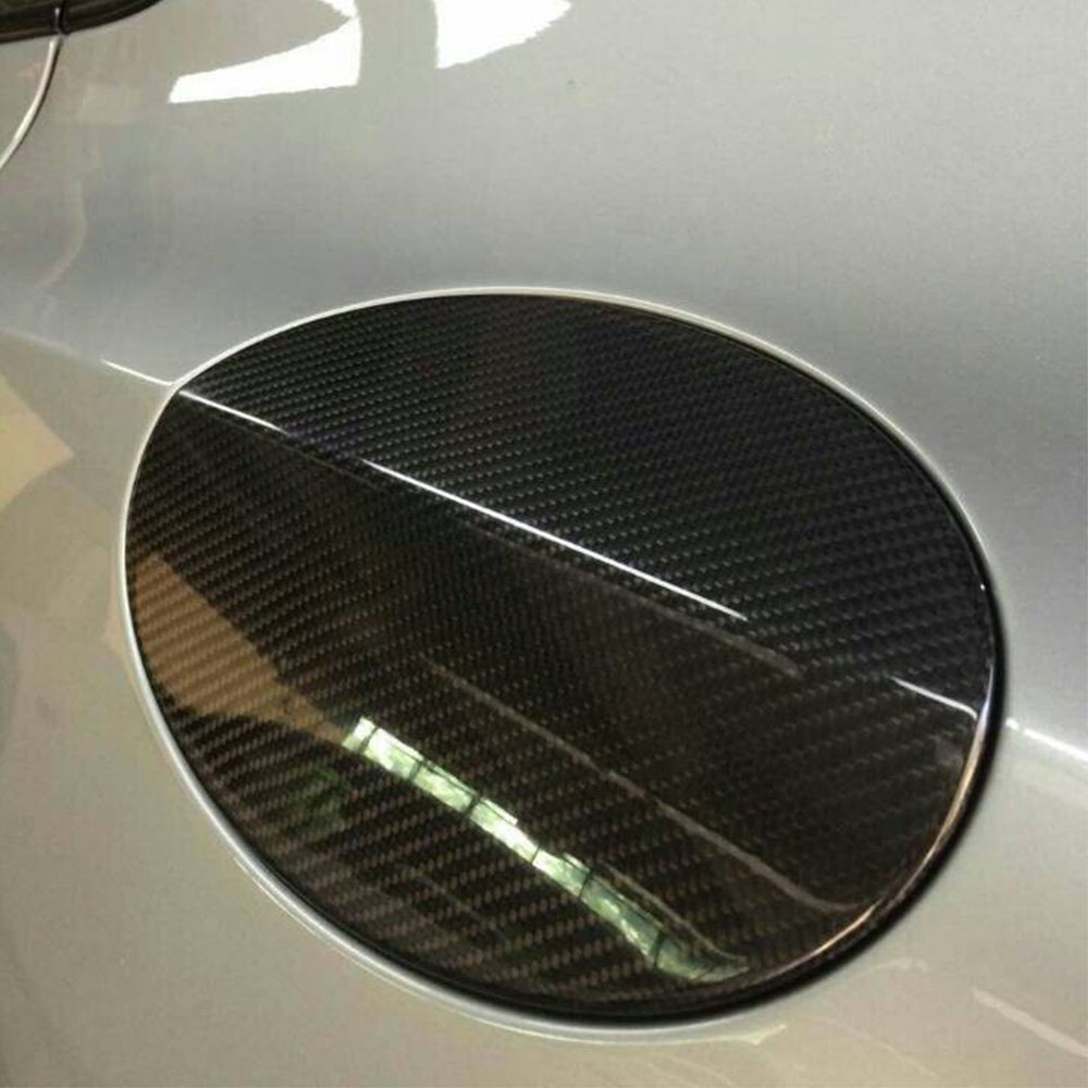 For Maserati Quattroporte 2013-UP Car Carbon Fiber Fuel Tank Cap Trim