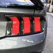 Load image into Gallery viewer, For Ford Mustang 2024-up Real Dry Carbon Fiber Rear Taillight Lamp Cover