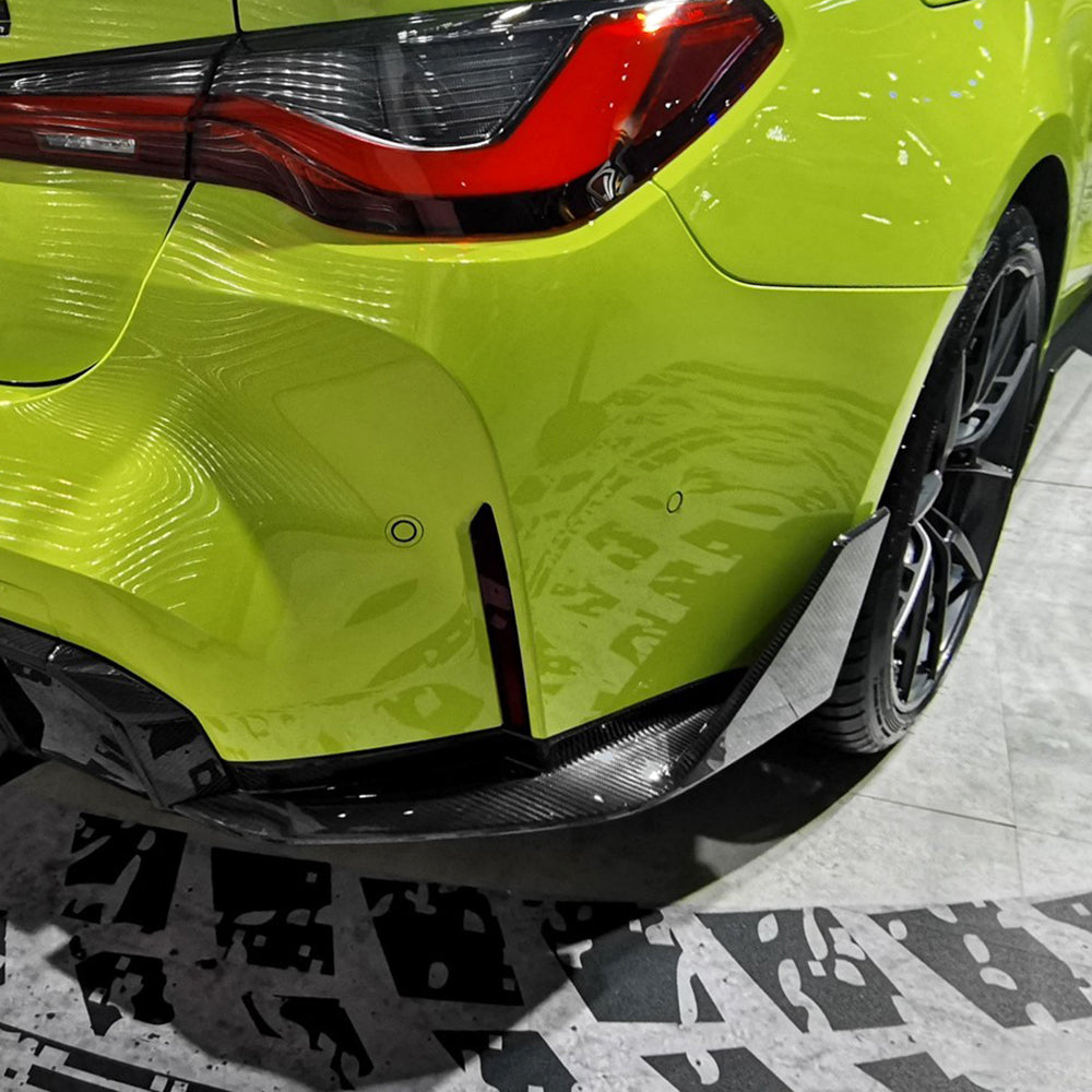 Rear Bumper Lip Splitters for BMW 4 Series G82 G83 M4 Coupe 2021+