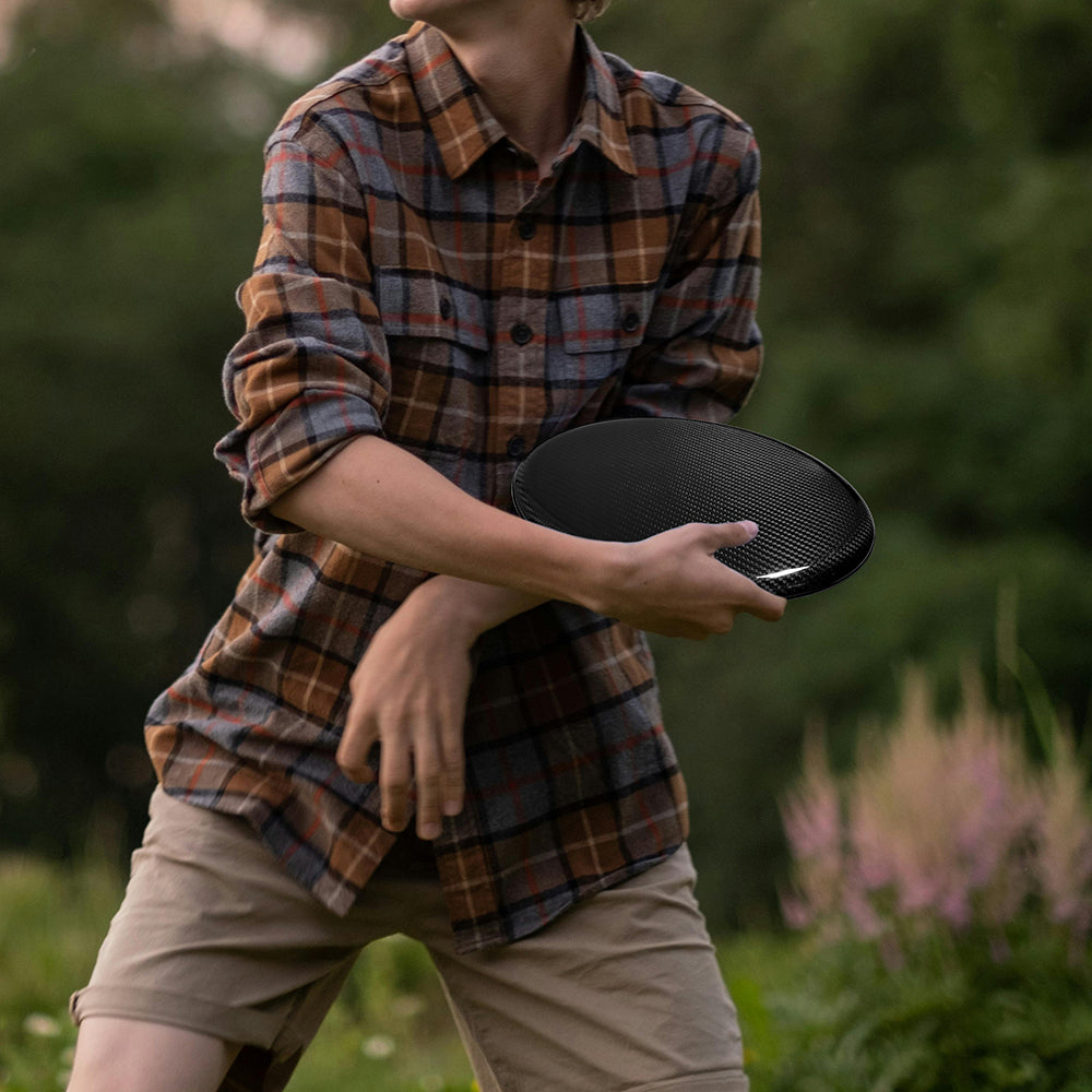 Sports Black Carbon Fiber Frisbee