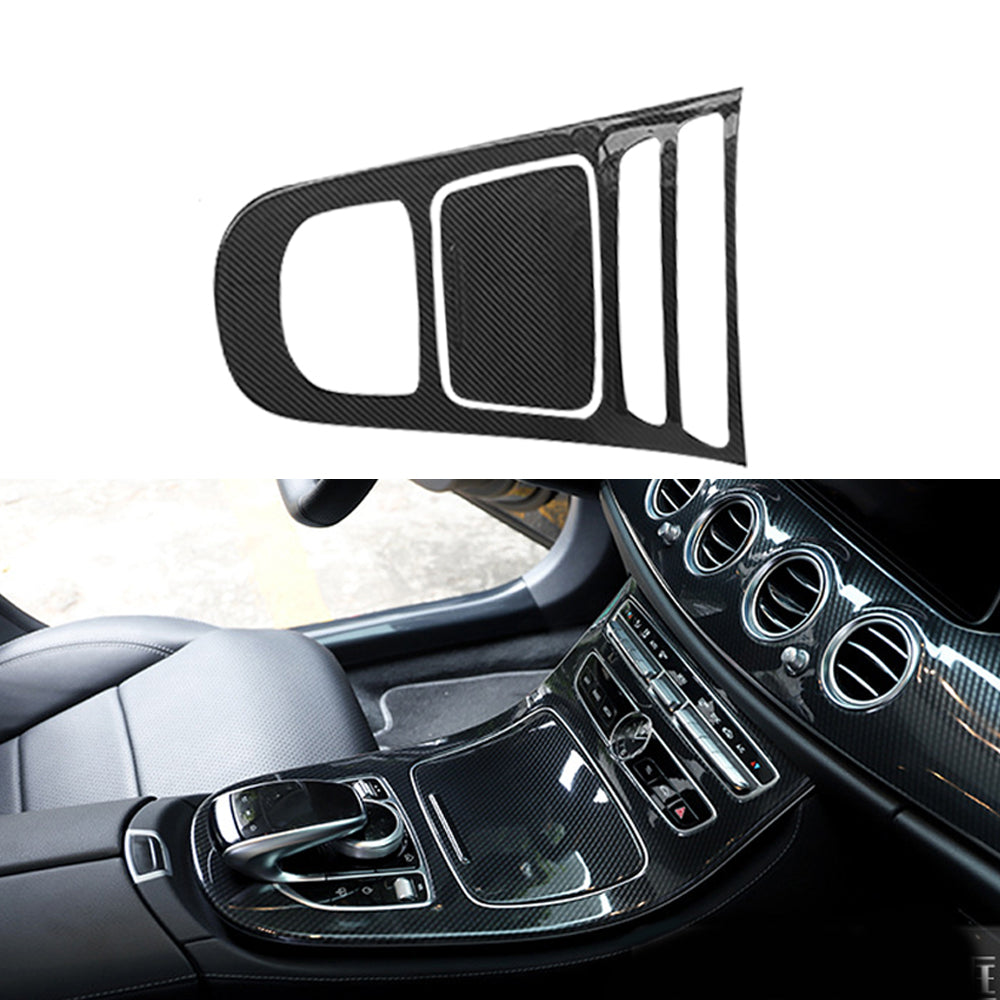 RHD Dry Carbon Interior Trims Center Dashboard Cover Door Panels for Mercedes E Class W213 E250 E350 2018-2023