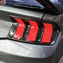 Load image into Gallery viewer, For Ford Mustang 2024-up Real Dry Carbon Fiber Rear Taillight Lamp Cover