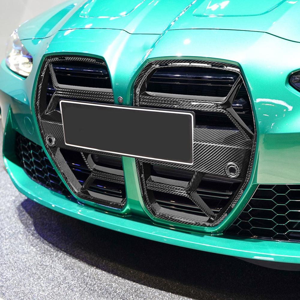 For BMW M3 G80 M4 G82 CSL Style Carbon Fiber Front Grille