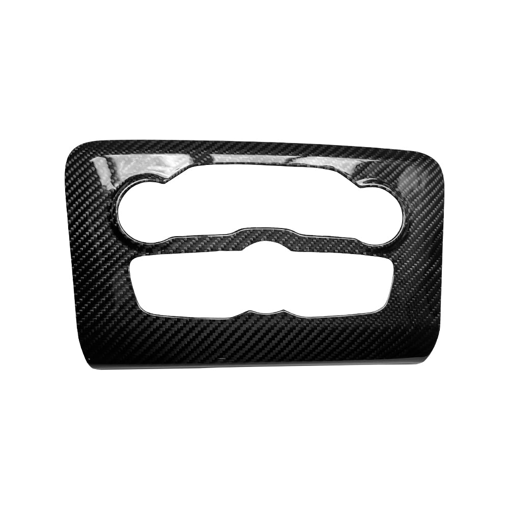 Dodge Charger 2015-2023 Carbon Fiber Multimedia Radio Button Trim Cover