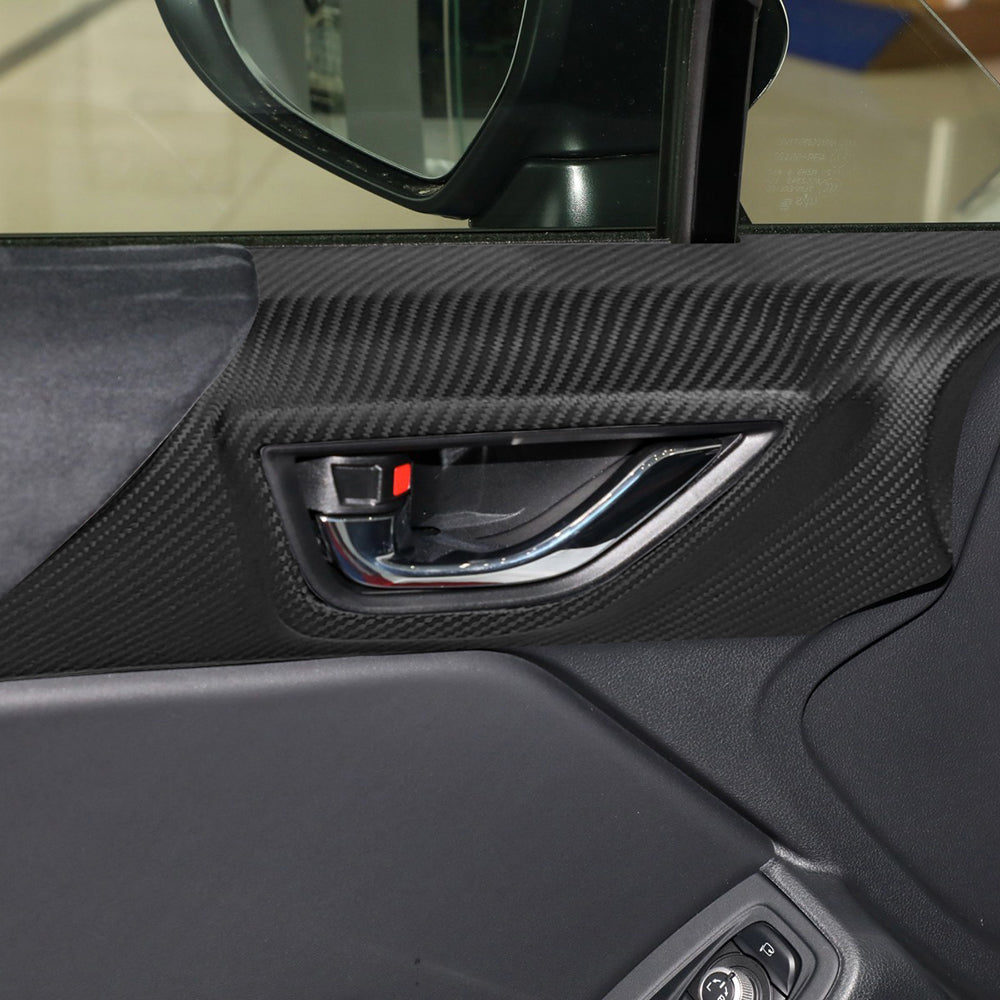 Carbon Fiber Inside Door handle Cover For Subaru Toyota 86 2022