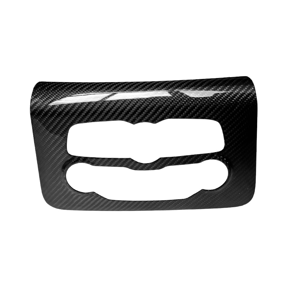 Dodge Charger 2015-2023 Carbon Fiber Multimedia Radio Button Trim Cover