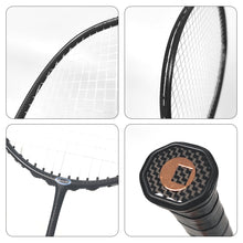 Load image into Gallery viewer, Badminton Racket 2pcsOriginal Includes Bag &amp; Strings Professional Carbon Fiber + Titanium